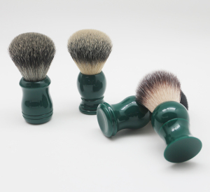 2020 Amazon Best sellers Peacock green Shaving brushes Used Badger hair beard shaving brush wholesale
