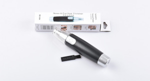 2020 Brand New Ear and Nose Hair Trimmer Professional Water Resistant Heavy Duty Steel Nose Clipper Battery-Operated