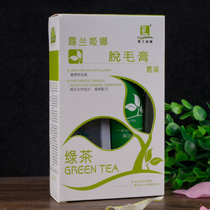 A13003 Green Tea Body Hair Removal Cream 60g&Anti-Hair Repairing Gel 30ml Depilatory Cream Hair Remover Set Moist anti-allergy