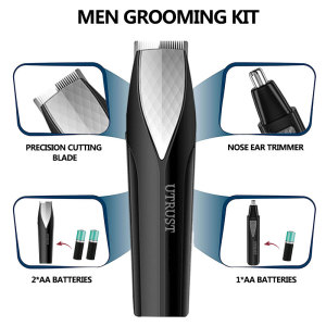 All In 1 Grooming Set Nose Beard Eyebrow Rechargeable Electric Nose Hair Trimmer