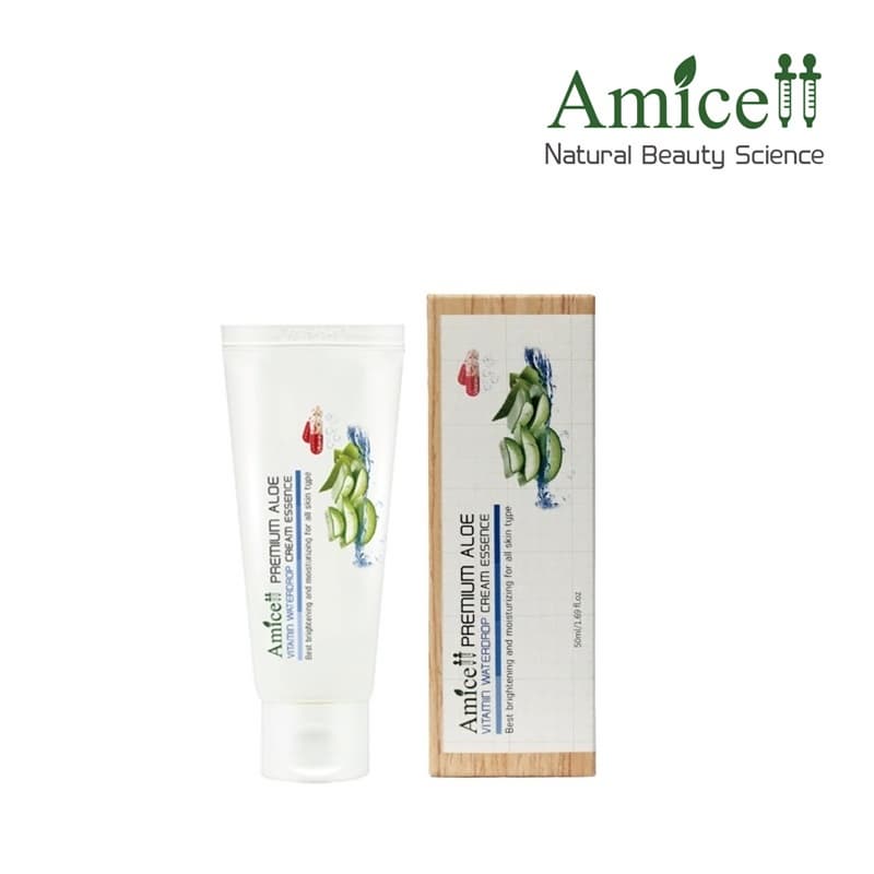 Amicell Skin Care Premium Aloe Vitamin Waterdrop Cream Essence Whitening Brightening Anti-aging