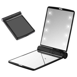 Battery Operated Desktop Makeup Mirror Led Lady Pocket Makeup Mirror