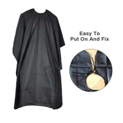 Black Hair Cutting Cloak Foldable Salon Barber Cape Wrap Hairdressing Capes Cover Cloth Haircut Protecter Shaver Clean Aprons