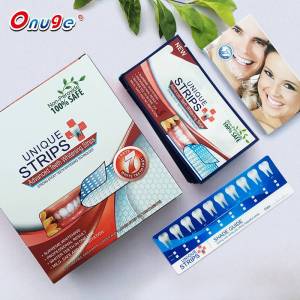 CE Certificate New PAP Non Peroxide Strips 14 Pouches Effective Home Use Teeth Whitening Strips