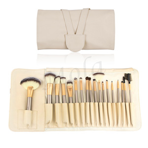 China supplier novelty set makeup 18 pcs best pro makeup brushes