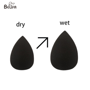 custom logo Soft tear drop egg shape non Latex Free make up Foundation 3D blender beauty cosmetic powder puff face makeup sponge