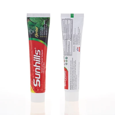 Custom Private Label Calcium and Sodium Fluoride Anti Cavity Healthy Gums Herbal Toothpaste for Adult