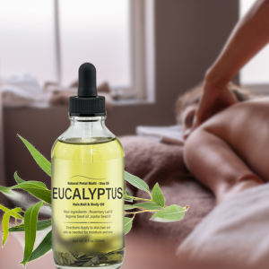 Custom Private Label Natural Herbal Scented  Multi-Use Eucalyptus Massage Body Oil