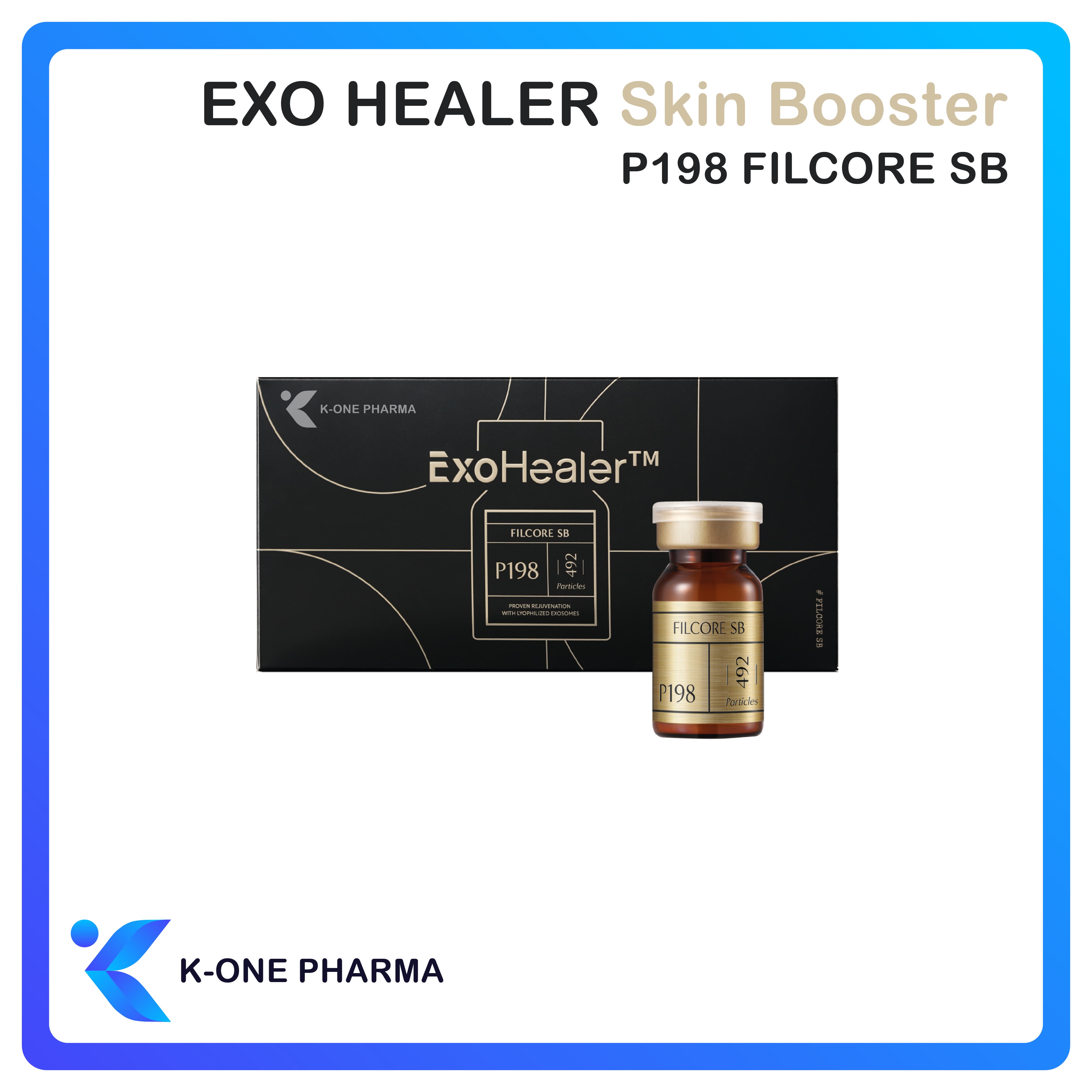 EXO HEALER P198 FILCORE SB Anti-aging Hydration Skin Rejuvenation Fine Lines and Wrinkles forehead