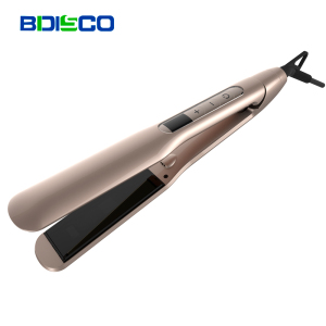Free sample 1.5 inch Wide plate private label Flat iron  ceramic coating screen touch Hair straightener