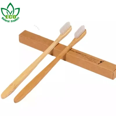 Free Sample Custom Wholesale Biodegradable Eco Friendly Black Soft Bamboo Toothbrush