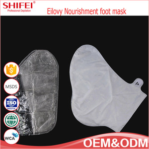 Guangzhou SHIFEI professional manufacturer exfoliating baby foot dead skin removal peeling foot mask for skin care