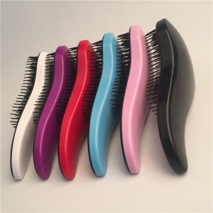 Hair Brush Comb Styling Tools Shower Electroplate Detangling Massage Comb