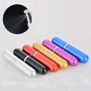 High-grade perfume sub-bottle portable aluminum metal spray bottle Travel mini perfume bottle glass