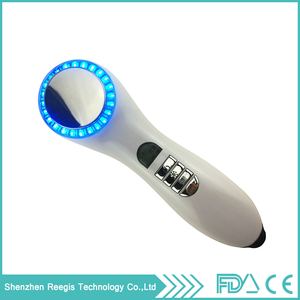 Hot Selling battery operated Blue light  vibration massage beauty equipment  products for home use personal beauty care