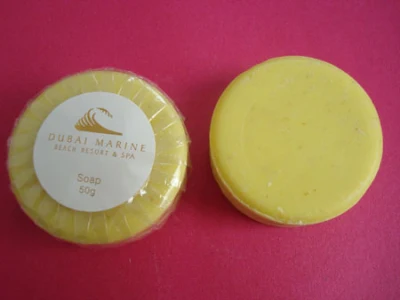 Hotel Soap with Pleated Wrapper for Hotel Amenities