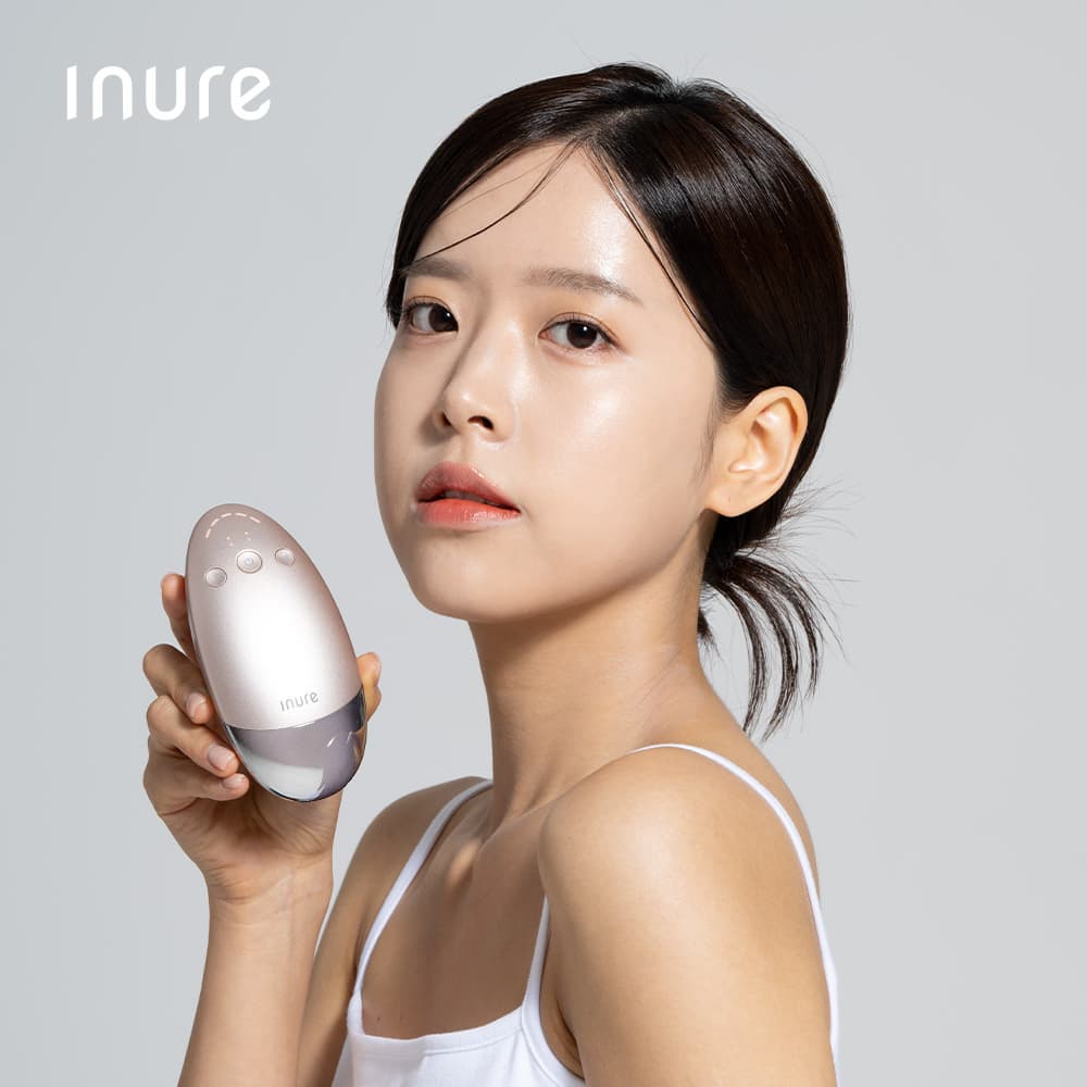 Inure vividous skin care  galvanic ems rf ultrasonic wave beauty device