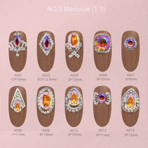 K9 Glass Nail Supplies Decorator Rhinestones With Alloy Metal Base Setting Light Smoked Topaz SI