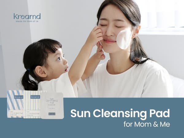 kreamd Sun Cleansing Pad for Mom &amp; Me 5pcs