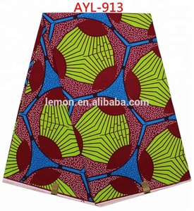Lemon Tree African real wax prints fabric 6 yards fabrics african wax