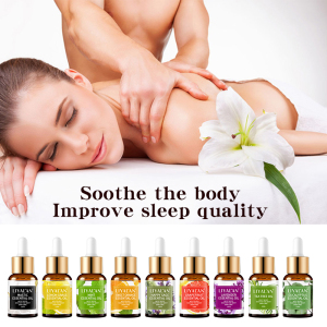 LIYALAN professional beauty essential oil set, 9 beauty massage essential oils customized by OEM