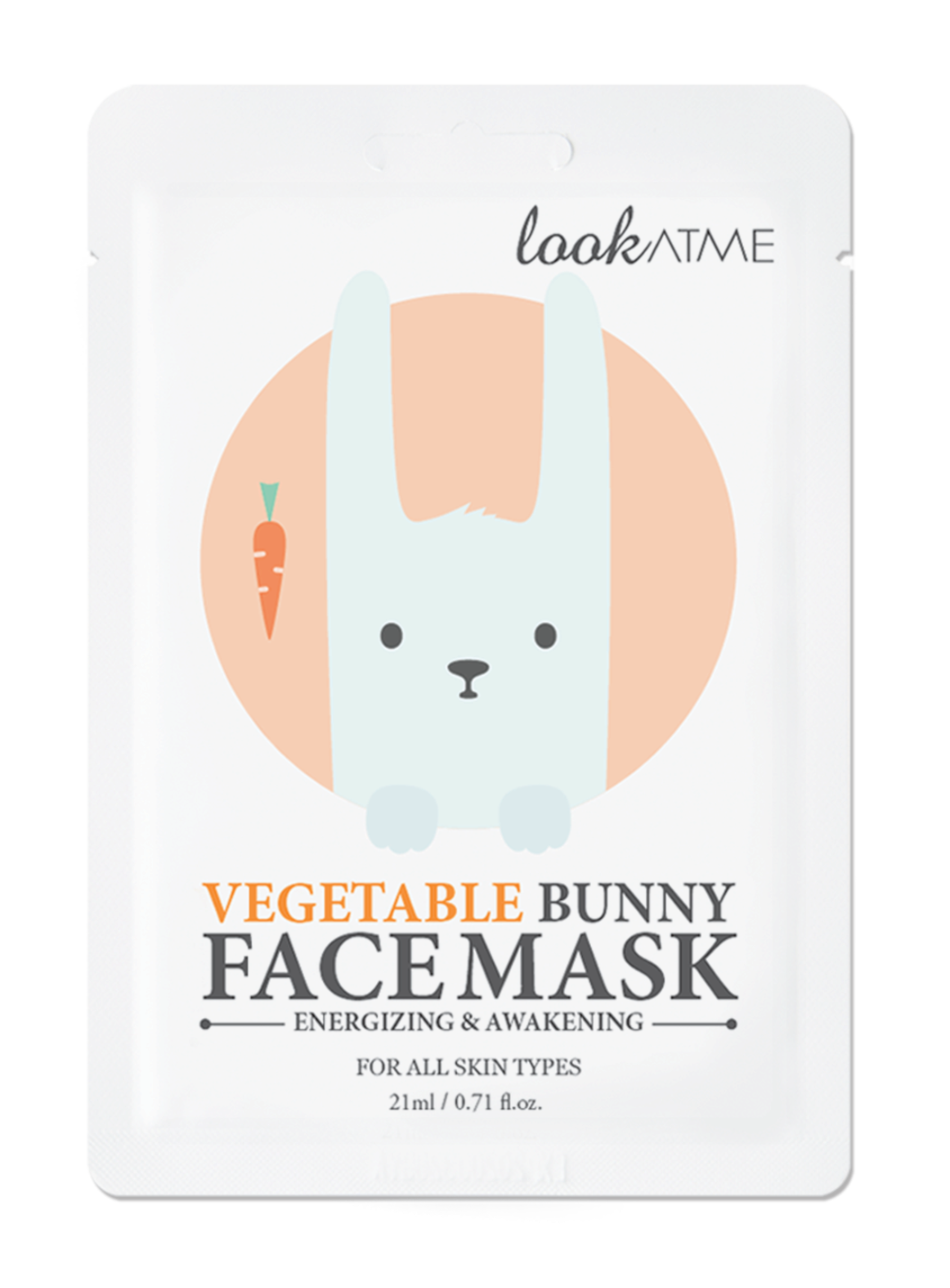 lookATME VEGETABLE BUNNY FACE MASK