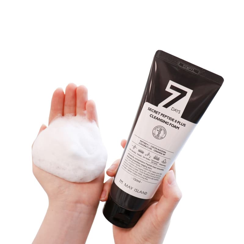 [MAY ISLAND] 7DAYS SECRET PEPTIDE 8 PLUS CLEANSING FOAM 30ml / 150ml 