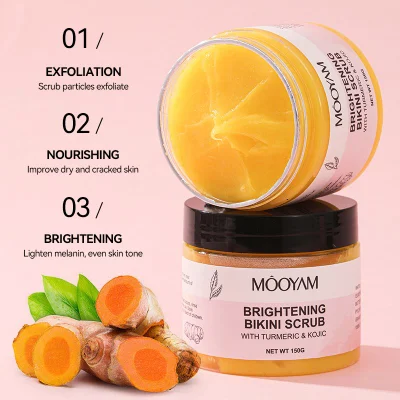 Mooyam Acid Body Scrub Strong Whitening Bikini Area Private Parts Brightening Bikini Scrub