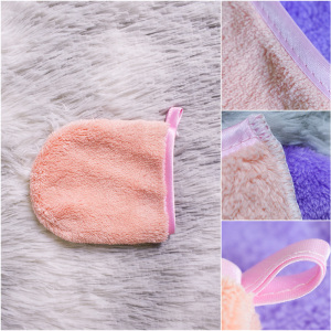 Mumsbest Free Shipping Sample Freely Soft Flannel Reusable Makeup Remover Pads