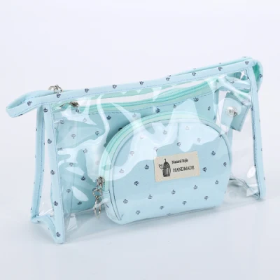 N00090 Korean Version Three-Piece for One Set Cosmetic Bag
