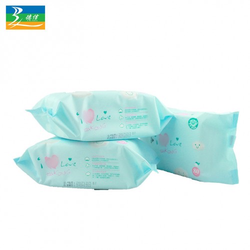 Natural care cotton clean portable wet and dry towel face wipes