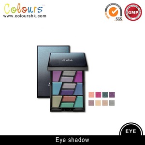OEM cosmetics product make your own 12 color eyeshadow palette