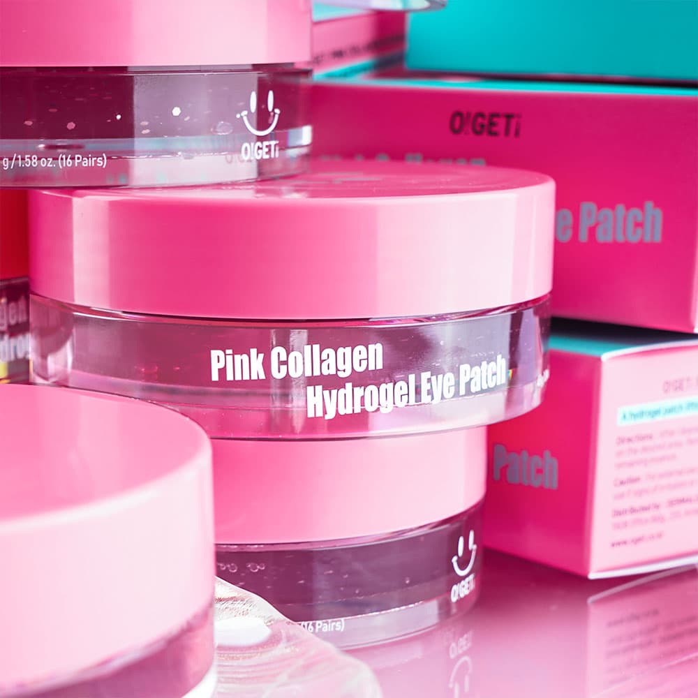 O!GET! Pink Collagen Hydrogel Eye Patch