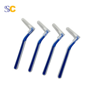 Oral cleaning soft L type refill interdental brush