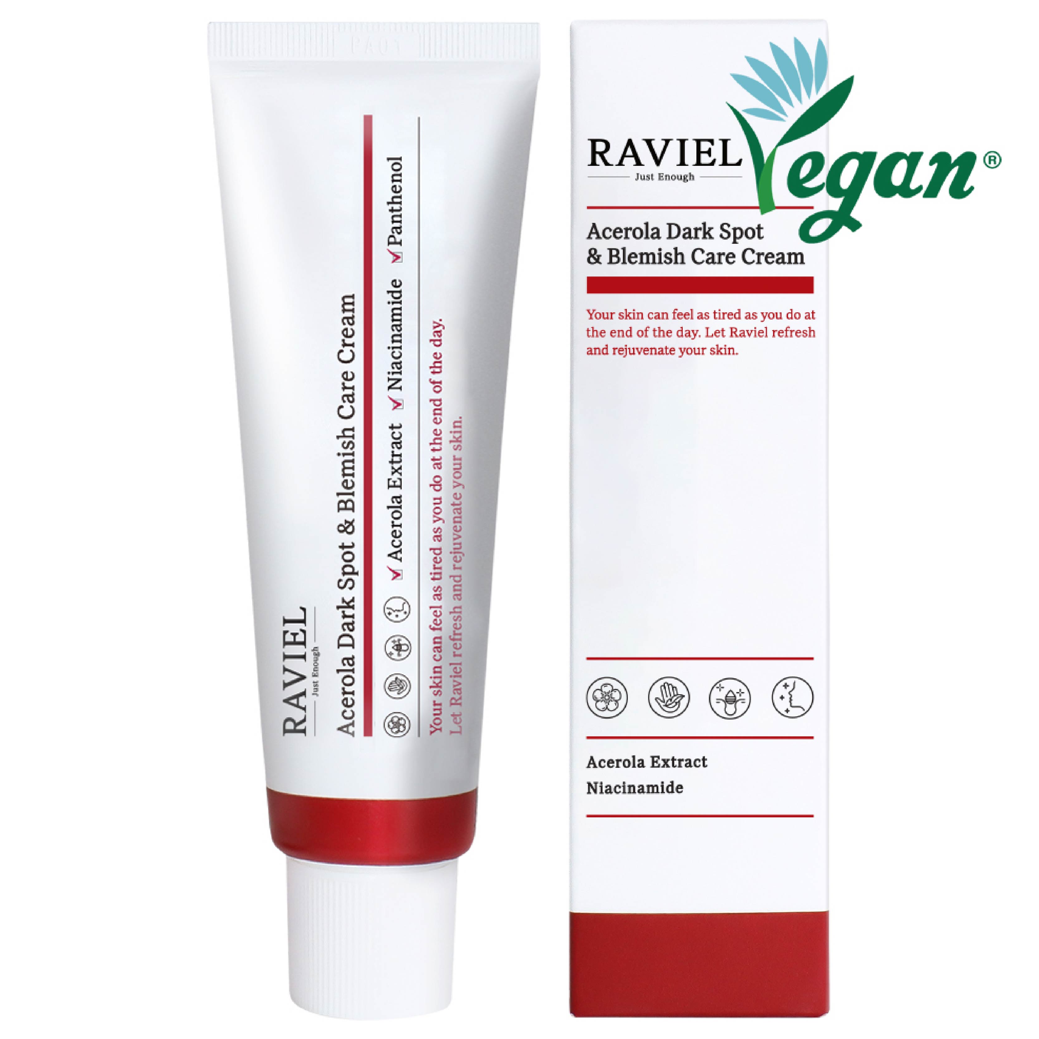 [RAVIEL] Acerola Dark Spot &amp; Blemish Care Cream 50ml