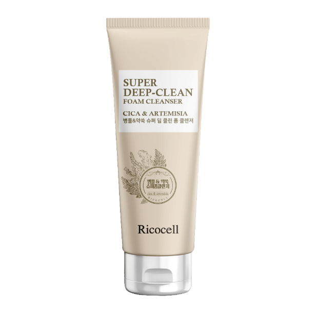 Ricocell Cica &amp; Artemisia Super Deep Clean Foam Cleanser 220ml  