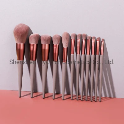 Shenzhen Brushes Factory 13PCS Makeup Brush Set Foundation Powder Eyeshadow Brush Kit