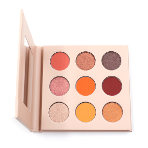 Shimmer Vegan Makeup Richly Pigment Eyeshadow Palette Custom Your Own Brand 9 Colors Private Label Eye Shadow Palette