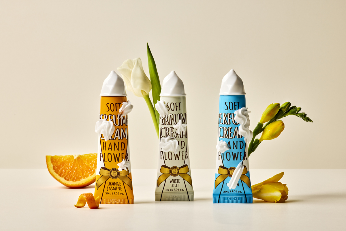 Soft Perfume Hand Flower Creams