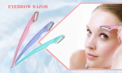 Stainless Steel Safety Blade Eyebrow Trimmer Makeup Tool Eyebrow Razor