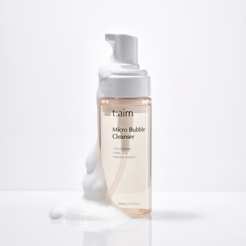 t:aim Micro Bubble Cleanser / Skin care, AHA BHA PHA LHA, Hypoallergenic