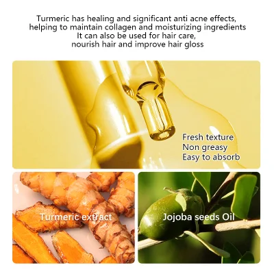 Turmeric Brightening Skin Whitening Facial Moisturizing Face Serum