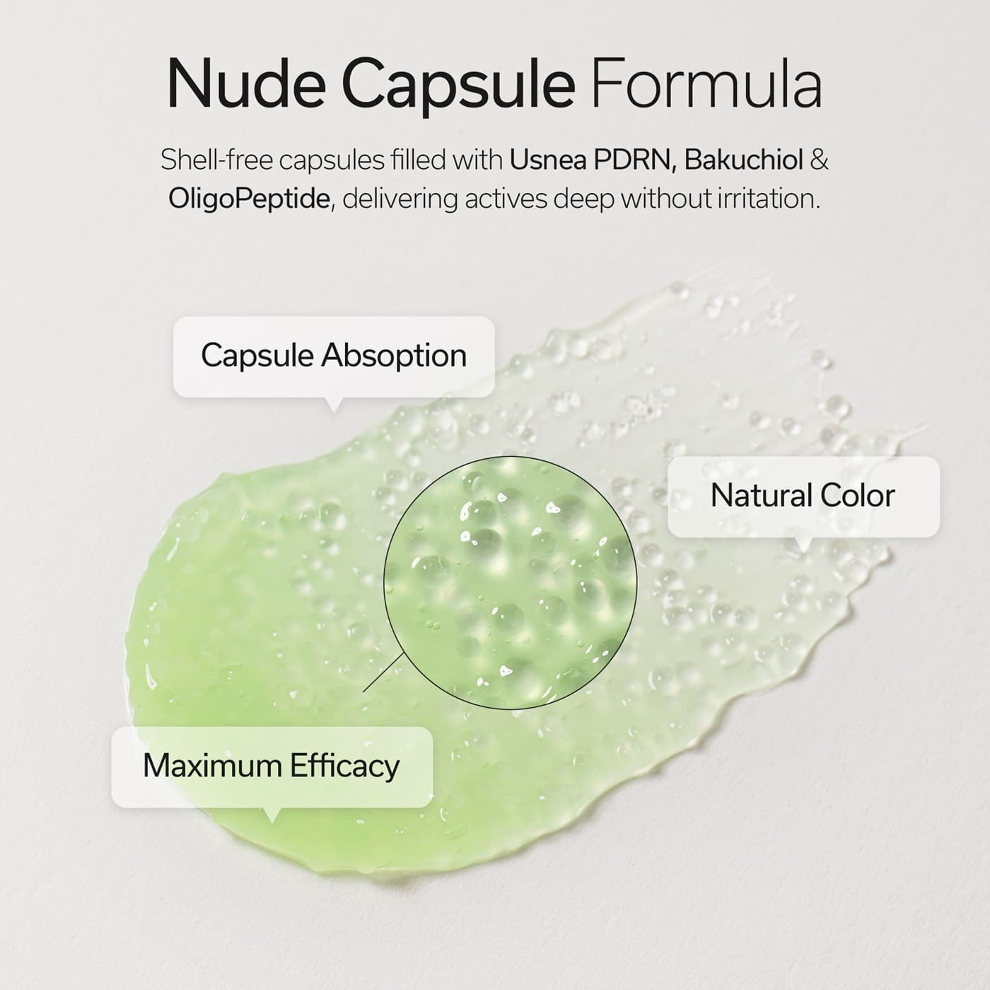 Usnear Wrapping Layer Cream 50ML Vegan PDRN Capsule Moisturizer for Elasticity, Hydration, Wrinkles