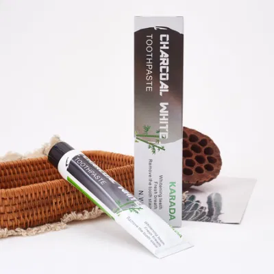 Wholesale Custom Private Label Adult Tooth Whitening Natural Organic Activated Bamboo Charcoal Toothpaste