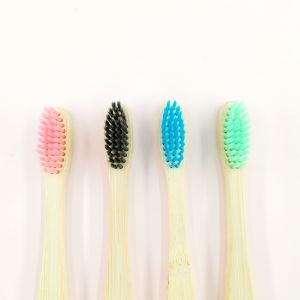 Wholesale customized CE certification pollution free adult eco friendly natural bamboo toothbrush