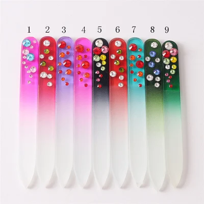 Wholesale Glass Double Sided Nail Clipper File Art Tool NF7029