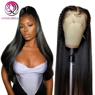 Wholesale Transparent Swiss HD 360 Lace Frontal Wig Bone Straight Human Hair Wigs 360 Full Lace 30 Inch 20 Inch Human Hair Lace Wigs