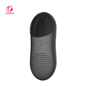 Wireless Beauty Skin Care Wash Face Silicone Clear Sonic Skin Facial Brushes Cleansing Brush Massager Vibrating Face Cleanser