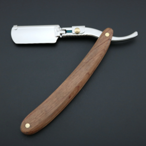 Wooden Handle Polish Mens Straight Shaving Razor Replaceable blade razor