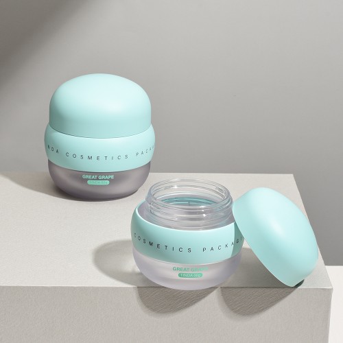 Custom PETG Cosmetic Container Set, Lotion Pump Bottle & Face Cream Jar for Skincare Products
